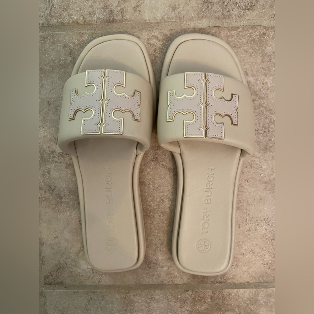 Tory Burch Double T Sport Slide